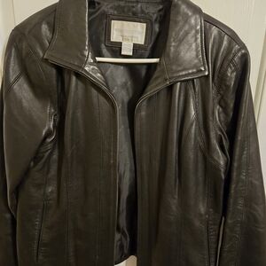 Worthington Black Leather Jacket